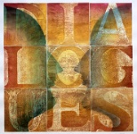 DIALOGUES feb 12  'Dialogue of the Gods' collage from 9 plates of the Gutenberg series